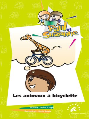 cover image of Les animaux à bicyclette